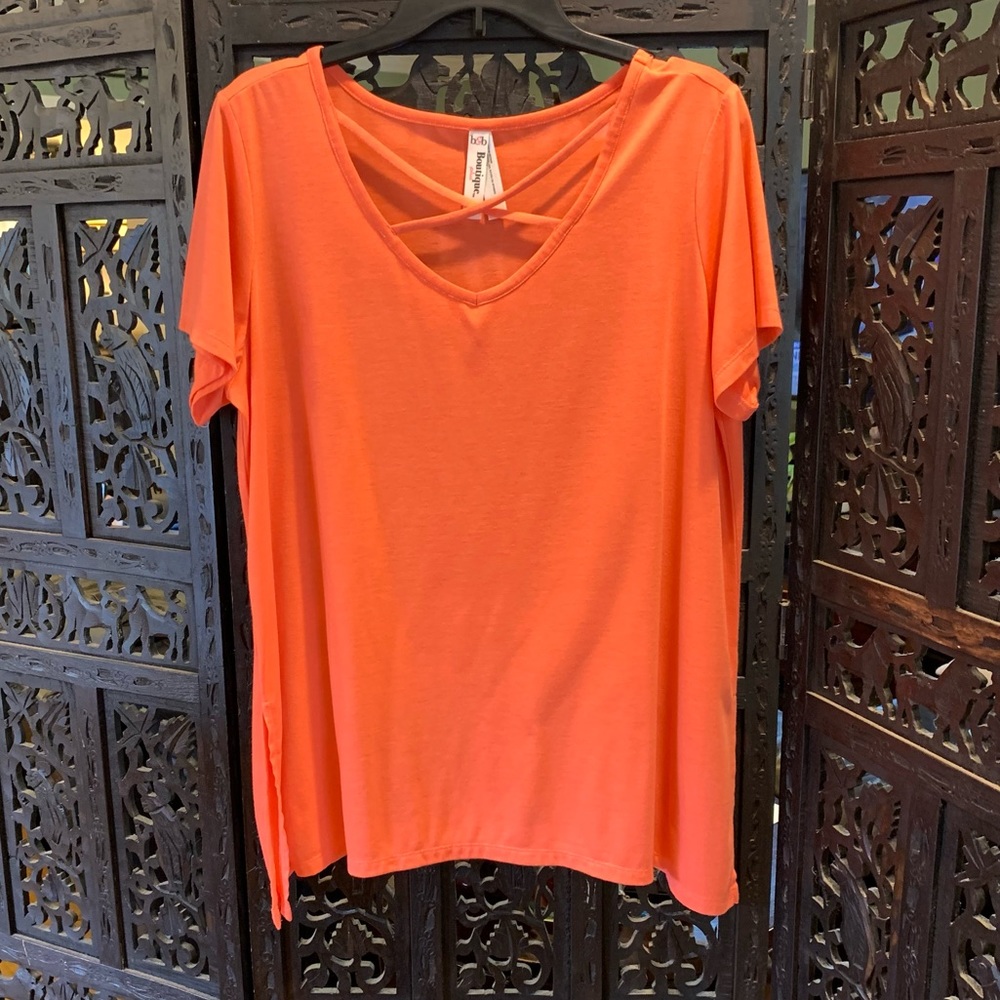 Orange Swing Top - Picture 2 of 5